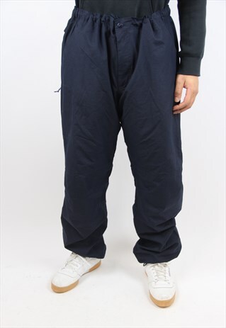VINTAGE NIKE NAVY TRACKSUIT BOTTOMS