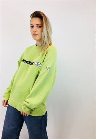 VINTAGE REEBOK EMBROIDERED SWEATSHIRT
