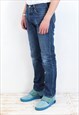 VTG 501 MENS W33 L34 STRAIGHT FIT REGULAR JEANS DENIM PANTS