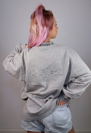 CHIEMSEE VINTAGE 90'S UNISEX SWEATSHIRT / JUMPER LARGE LOGO