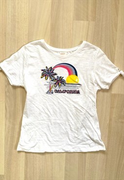 Y2K California Print T-Shirt