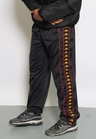 VINTAGE KAPPA POPPER TRACK PANTS