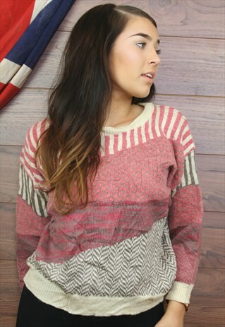 VINTAGE KNIT JUMPER OVERSIZED KNIT
