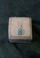 RAY EMERALD & STERLING SILVER PENDANT