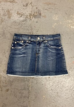 Vintage Rock & Republic Victoria Beckham Denim Mini Skirt