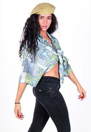 VINTAGE PATTERNED SHIRT S1110