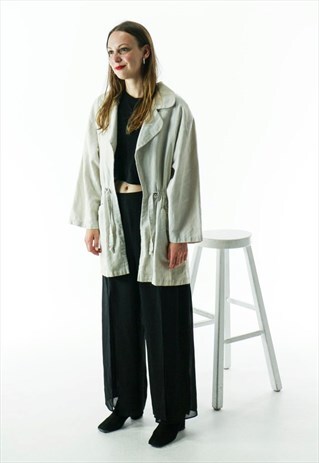 BEIGE LIGHT JACKET / LIGHT LINEN SUMMER BLAZER
