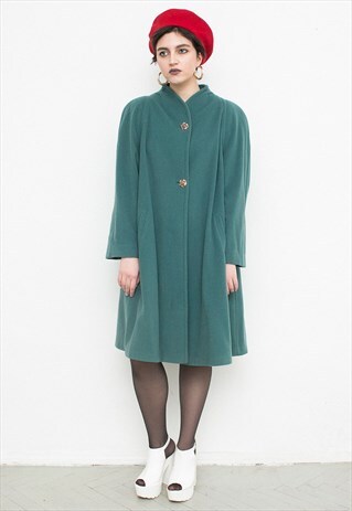 VINTAGE WOOL SWING COAT