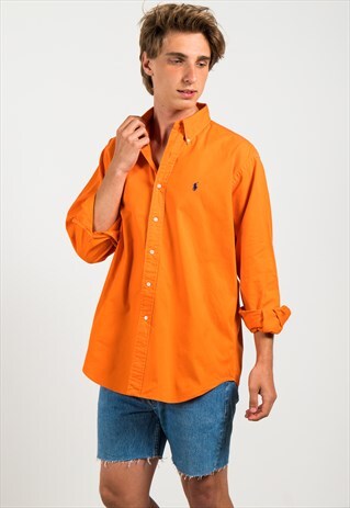 VINTAGE 80S CLASSIC POLO RALPH LAUREN SHIRT / 4952