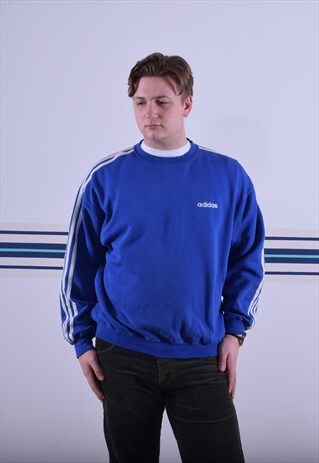 ELECTRIC BLUE ADIDAS SWEATSHIRT