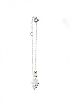 Hands Off Bracelet 925 Sterling Silver