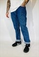 VINTAGE RARE W34 L32 ARMANI SLIM FIT JEANS IN BLUE