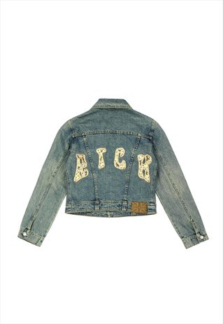 JOHN RICHMOND EMBELLISHED DENIM JACKET