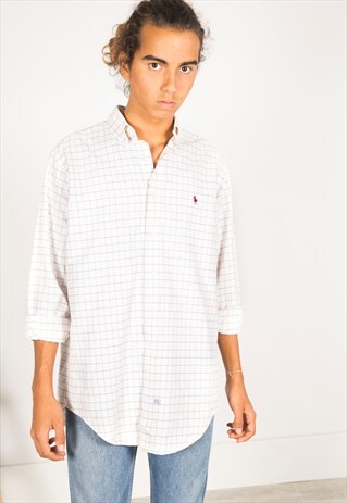 VINTAGE 80S POLO RALPH LAUREN SHIRT / R067