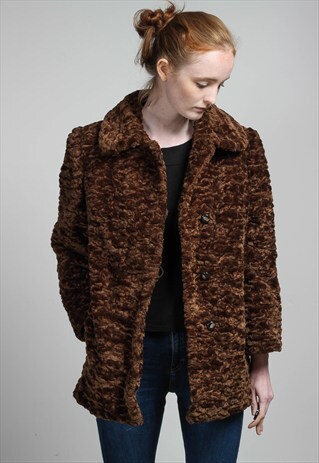 VINTAGE FAUX FUR JACKET