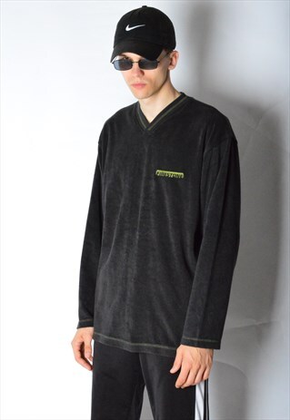 VINTAGE 90S FADED BLACK GRUNGE LIGHTWEIGHT SWEATSHIRT