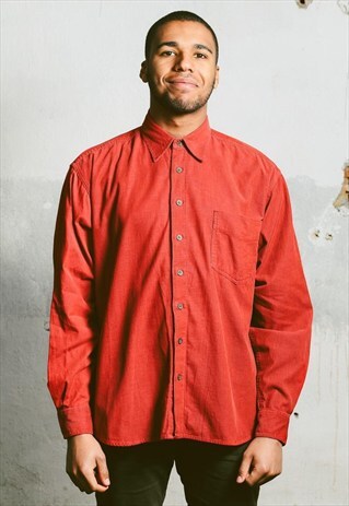 VINTAGE 90S CORDUROY SHIRT