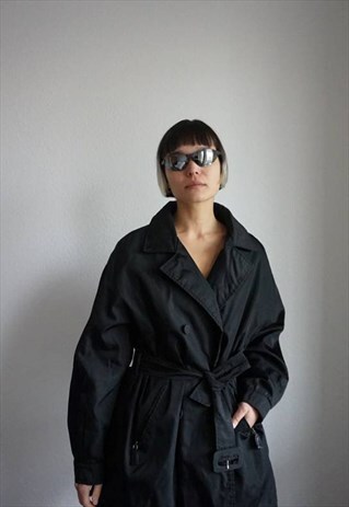90S PRADA NYLON TRENCH COAT - VINTAGE PRADA PADDED JACKET