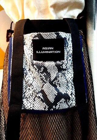 SNAKE WAIST BAG WITH BELTS