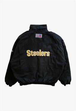 Vintage Reebok NFL Pro Line Pittsburgh Steelers Jacket