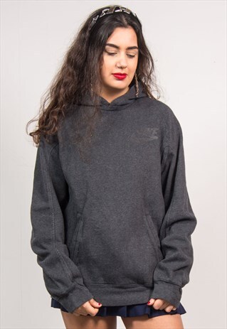 NIKE GREY OVERSIZED SWEATSHIRT HOODIE