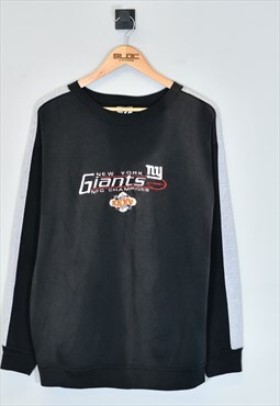 Vintage New York Giants Sweatshirt Black Large