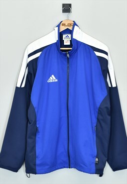 Vintage Adidas Shell Jacket Blue XLarge
