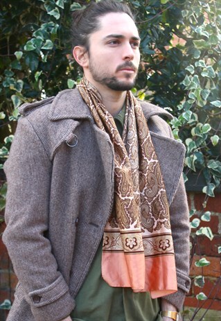 VINTAGE 70S MOD PAISLEY SCARF - SAMMY - INDIE - GENTS