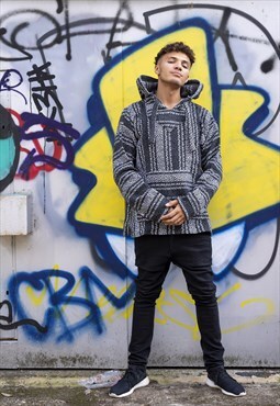 Baja Hoodie Charcoal Grey Drug Rug Mens