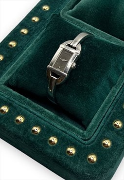 Vintage Gucci watch bracelet style Silver tone