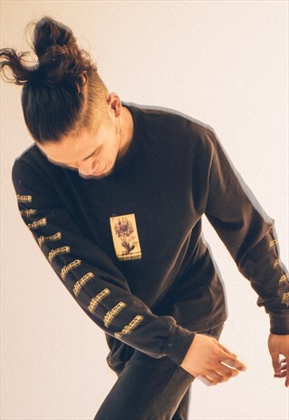 ACID LOVE 0.04 'BLOOM' LONGSLEEVE GRAPHIC SLEEVE PRINT TEE