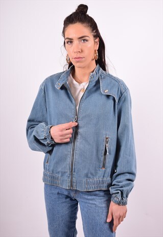 LEVI'S WOMENS VINTAGE DENIM JACKET XL BLUE 90'S