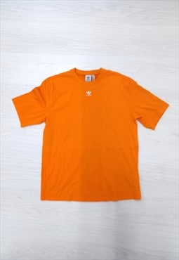 00's Adidas T-Shirt Orange Short Sleeve 