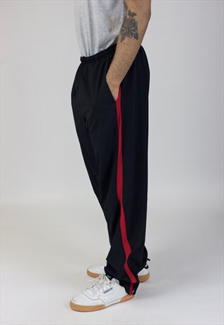 VINTAGE NIKE BLACKTRACKSUIT BOTTOMS