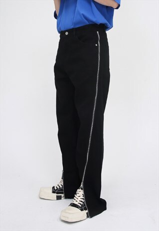 KALODIS ZIPPER DESIGN TRENDY JEANS