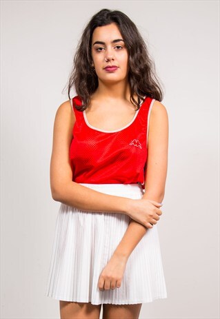 90'S VINTAGE RED KAPPA SPORTS VEST TOP