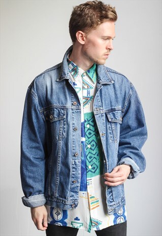 VINTAGE OVERSIZED DENIM JACKET