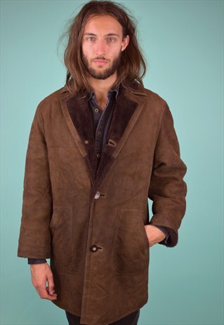 VINTAGE 90'S SHEARLING COAT