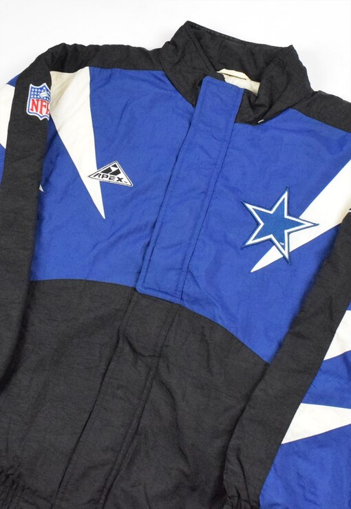 Vintage Dallas Cowboys Jacket Apex One Size Large L NFL 