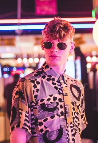 90'S INSPIRED HEXAGONAL SUNGLASSES