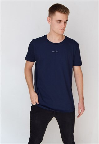 NAVY BROKE ARTIST T-SHIRT