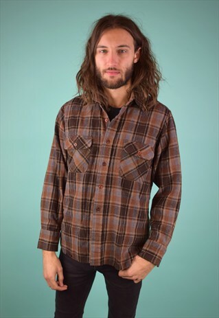 VINTAGE 90'S CHECKED SHIRT