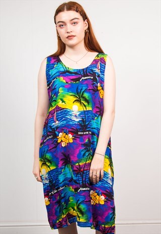 VINTAGE 90'S HAWAIIAN DRESS