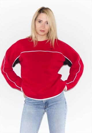 VINTAGE 90'S RED NIKE SWEATSHIRT