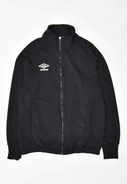 Vintage Umbro Tracksuit Top Jacket Black