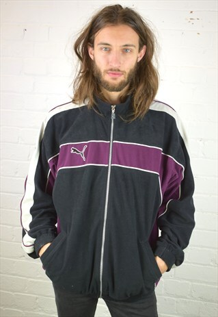 VINTAGE 90'S PUMA VELOUR TRACK JACKET
