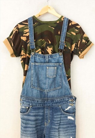 VINTAGE 90S CAMO T-SHIRT ARMY GREEN