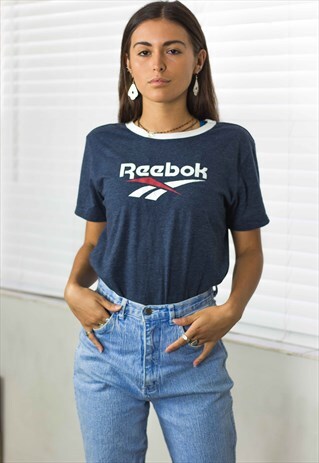 VINTAGE REEBOK T-SHIRT LOGO 90S XXL 5.2