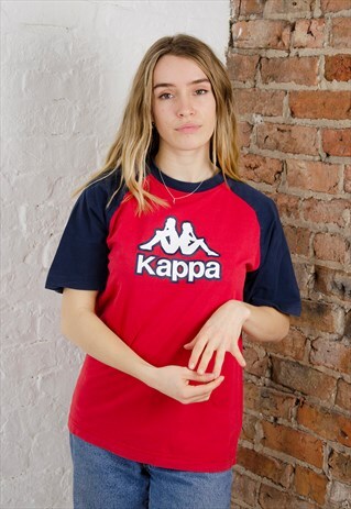 VINTAGE KAPPA RED T-SHIRT