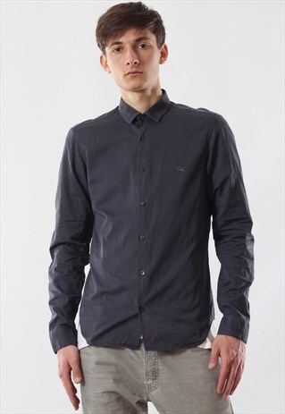 VINTAGE BURBERRY GREY LONG SLEEVE